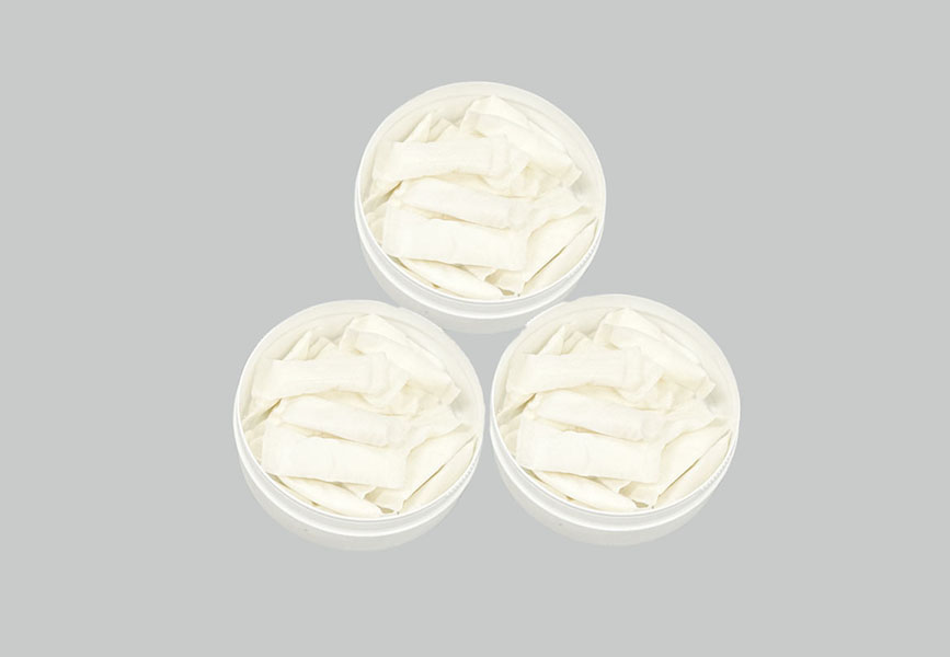 Filtro de tela no tejida SNUS
