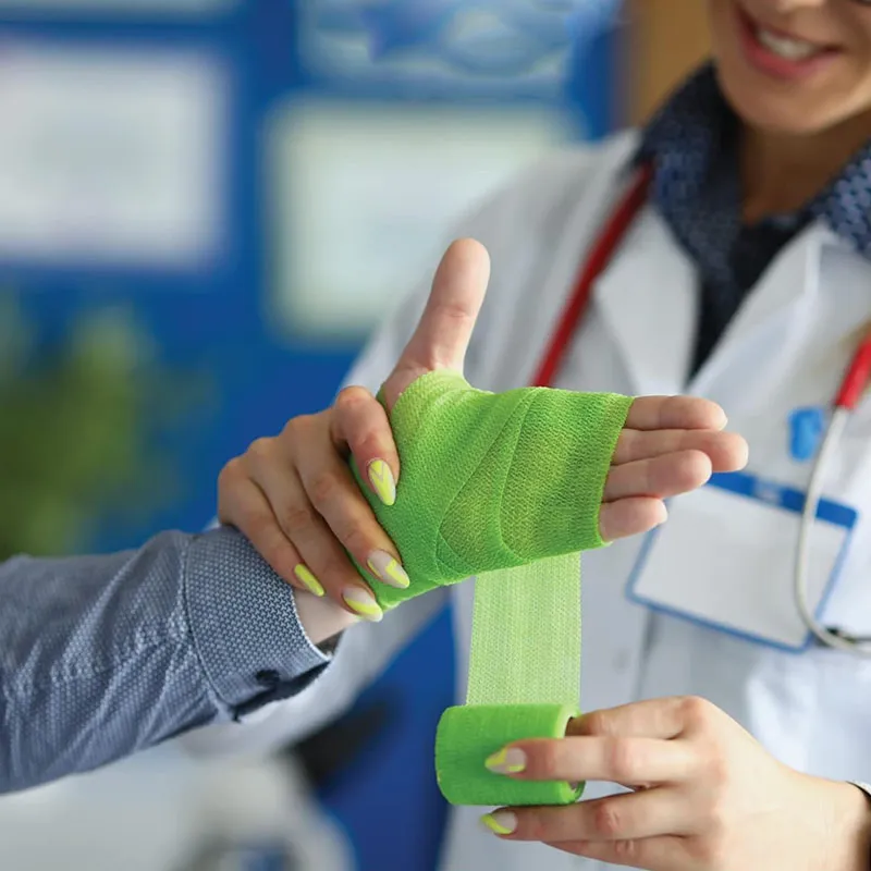Aplicaciones del vendaje autoadhesivo elástico